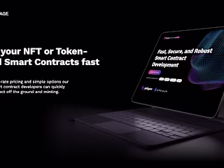 Landing Page ReDesign for Smart Contract Development Agency
