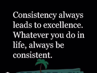 BEING CONSISTENT IS DIFFICULT 