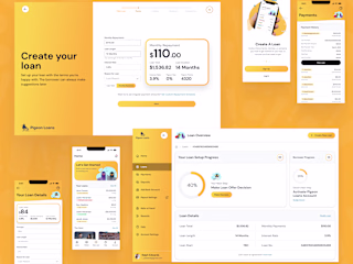 Pigeon Loans — Application UX Flow & UI Redesign