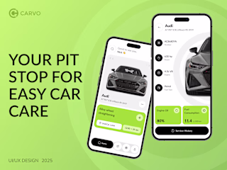 Carvo – Auto Service App Concept
