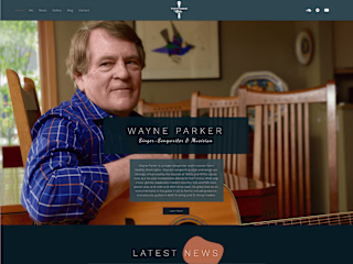Wix Website Design + Development | Wayne Parker Music