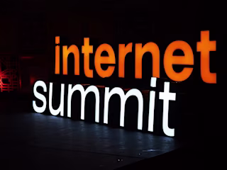 Internet Summit: Brand identity, logo, web, print, ad, digital