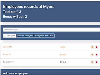 Employees Record React App