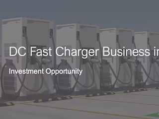 Investor Pitch Deck for DC Fast Charger Business in Oman