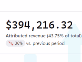 6-figure brand's 44% of revenue just from emails