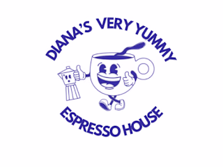 Diana's Very Yummy Coffee House Logo 