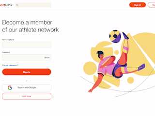 SportLink Athlete Networking website project