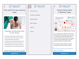Redesigning a website for a small business.