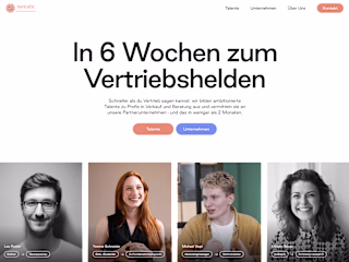 Metodic – Startup website