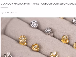 Glamour Magick Part Three - Colour Correspondences