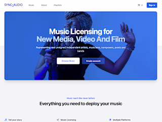 Music Licensing Website Redesign