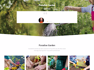 Garden made by Elementor pro