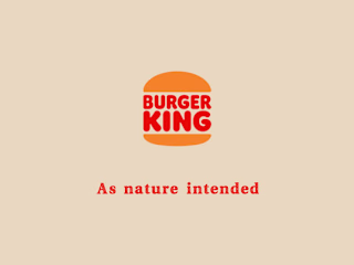 Ad campaign for BURGER KING