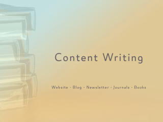 Content Writing and Booklet Design 