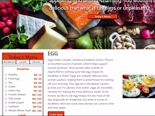 Restaurant Web Application 