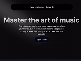Music School NextJS App