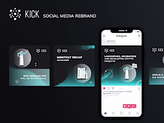 Kick Social Media Rebrand