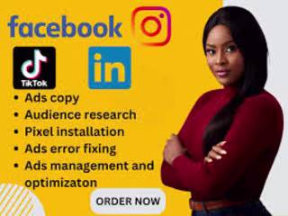 TikTok ads account,ads manager, Facebook ads, Pinterest and IG