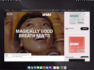 Mhmm Mints - E-commerce Landing Page Framer Development