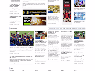 News Website - Website redesign project. 