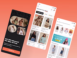 Fashion Shop Mobile App UI Screen