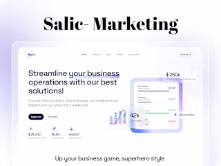 Salic-Marketing Landing Page