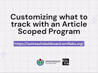 Customizing what to track with an Article Scoped Program