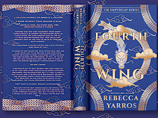 Fourth Wing Book Cover Re-Design