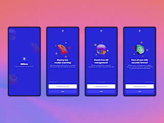 Modern receipt management app 