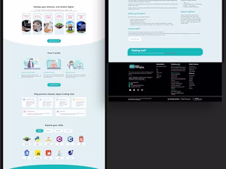 Responsive Website for Kids Coding Mentoring Service