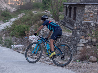 Mountain biking race 