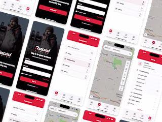 Rapid Radios App UI/UX Replication