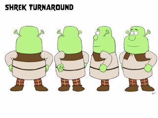 Shrek Character Design And Turnaround