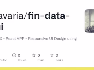 FinDataX. - React Web App - Responsive UI