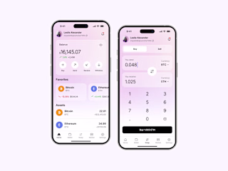UI/UX Design Concepts for Crypto Wallet App
