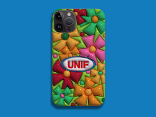 
3D Phone Case Design for UNIF clothing brand