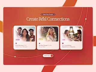 Social Connect App Landing Page