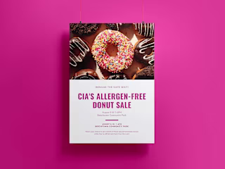 Food Flyer for Bakery on Behance