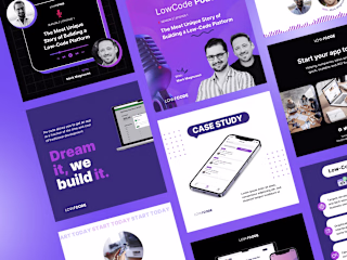 Low Code Agency - Canva Templates on Behance