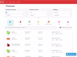 App for delivery supplies