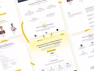 Infinity Bots - Landing Page Design
