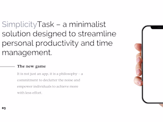 Minimalistic Pitch deck