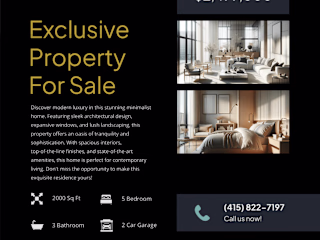 Modern Luxury Real Estate Ad Design