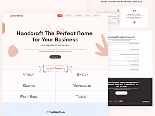 Brandrobe Landing Page