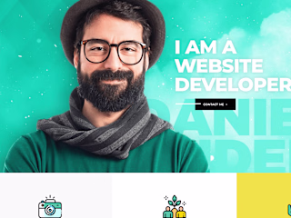 Portfolio website - Modern wordpress website