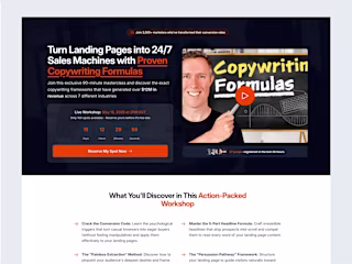Lead Generation Landing Page for Webinar