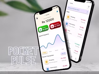 Pocket Pulse - An Expense Tracker App UI