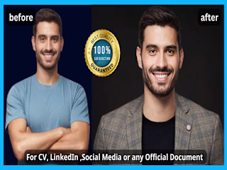 Making a headshot photo with suit and Professional background