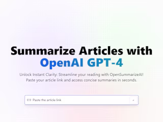 OpenSummerizeAI
