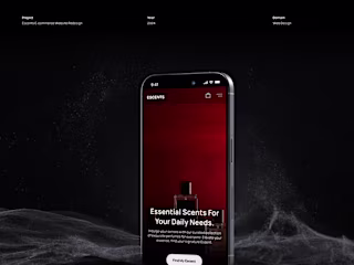 Escents Website Redesign :: Behance